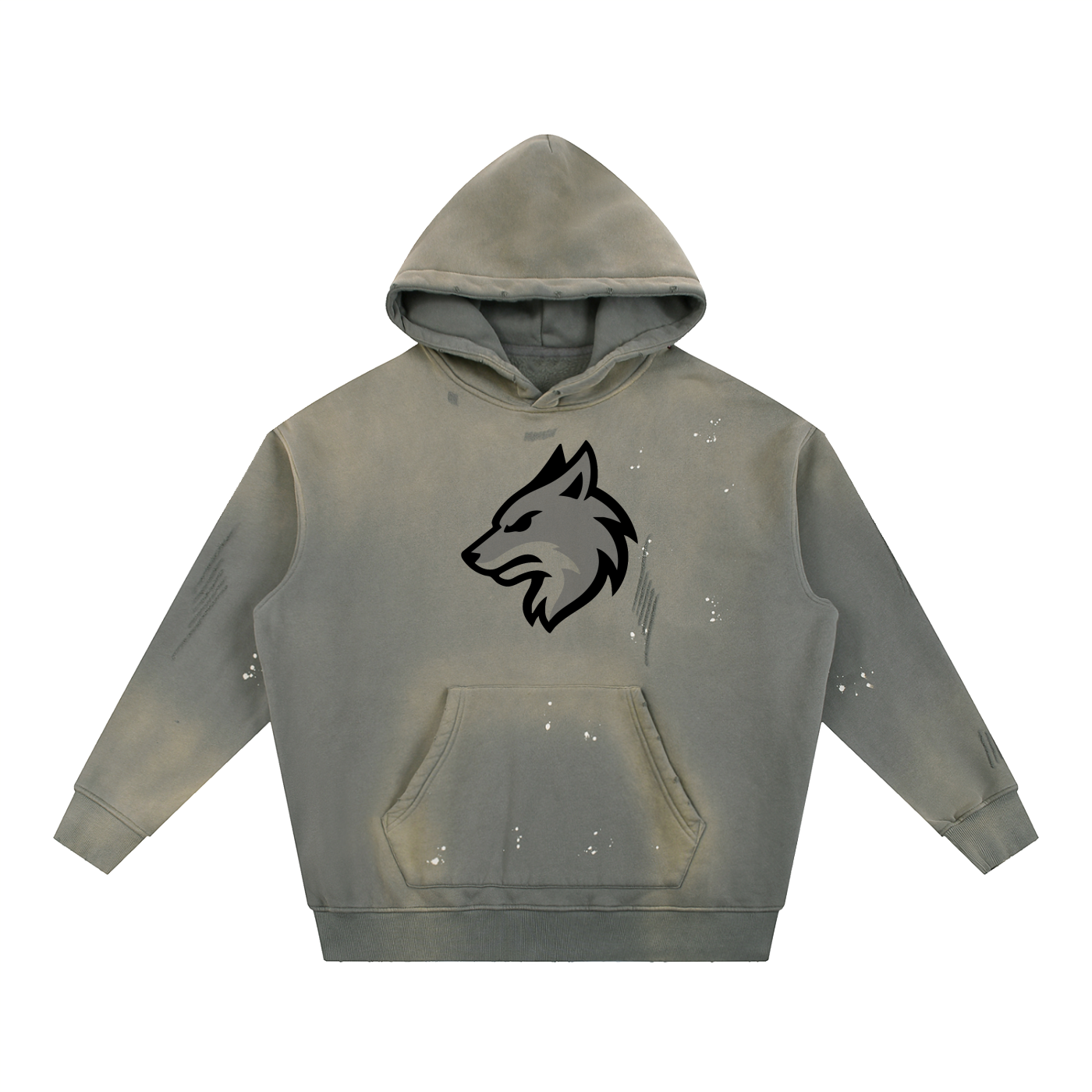 DISTRESSED GHOST HOODIE