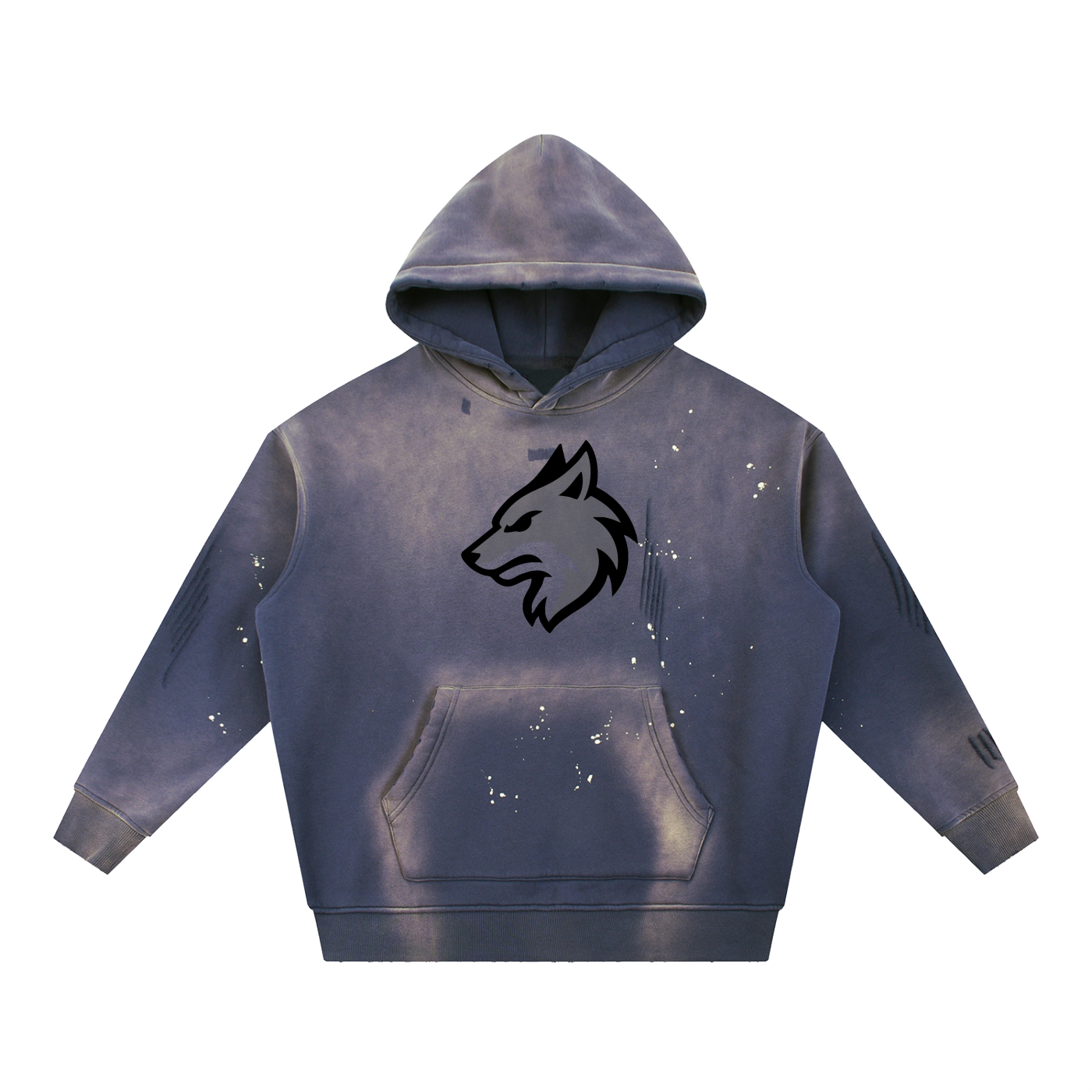 DISTRESSED GHOST HOODIE
