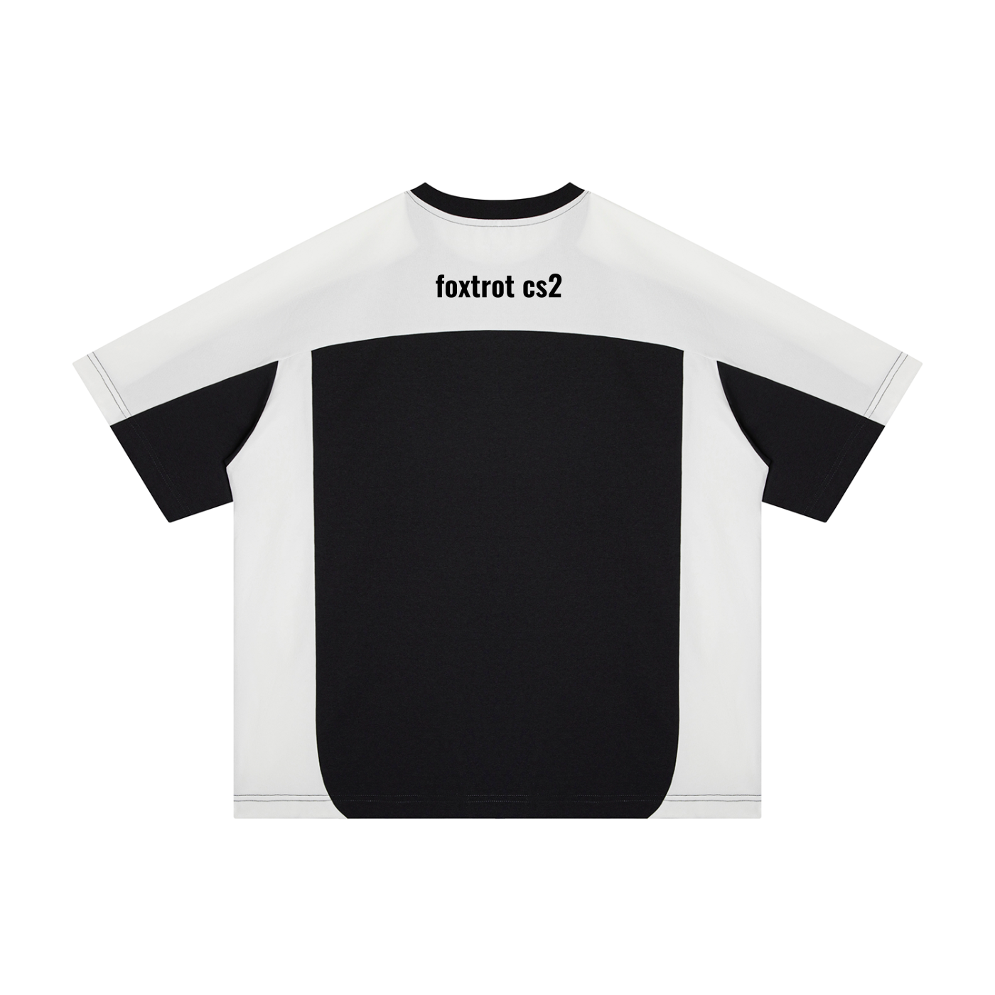 Unisex Color Block Loose T-Shirt