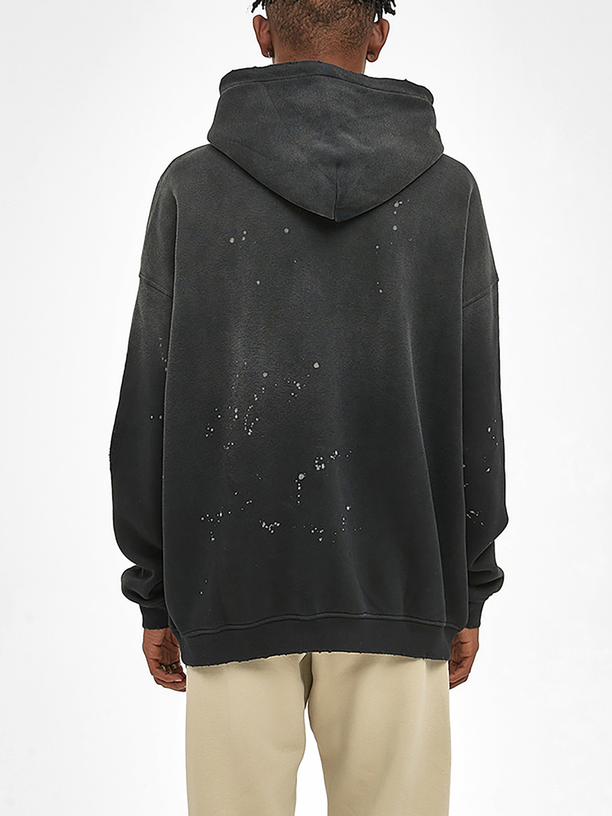 DISTRESSED GHOST HOODIE